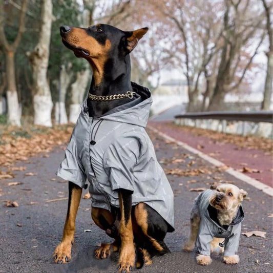 Pet Shield: Reflective Raincoat