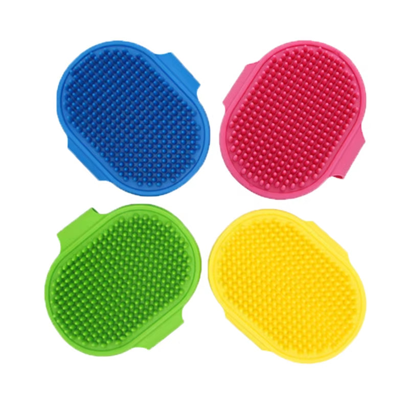 Soft Rubber Pet Grooming & Bath Brush Glove