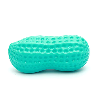 Peanut Squeaky Chew Toy - Rubber Pet Teething & Play