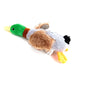 Dog Chew Toys Cute Plush Duck Sound Toy Stuffed Squeaky Animal Squeak Dog Toy Cleaning Tooth Dog Chew Rope Toys