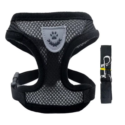 1Pcs Pet Walking Dog, Dog Walking Cat, Chest Harness, Outdoor Traction Rope, Collar, Clothes, Explosion-Proof Punching