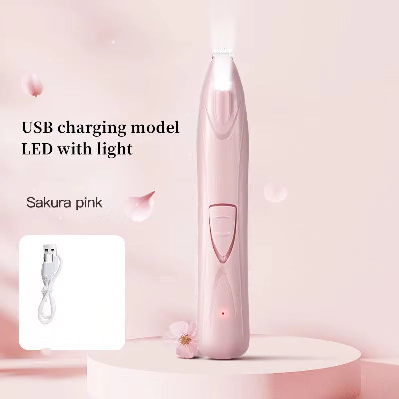 1Pc Electric Pet Clippers Cats Dog Foot Hair Trimmer USB Charging Pet Paw Hair Clipper Shaver Grooming Machine Pets Products